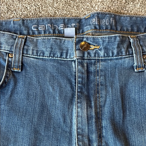 Carhartt Men's Relaxed Blue Jeans - Picture 2 of 4